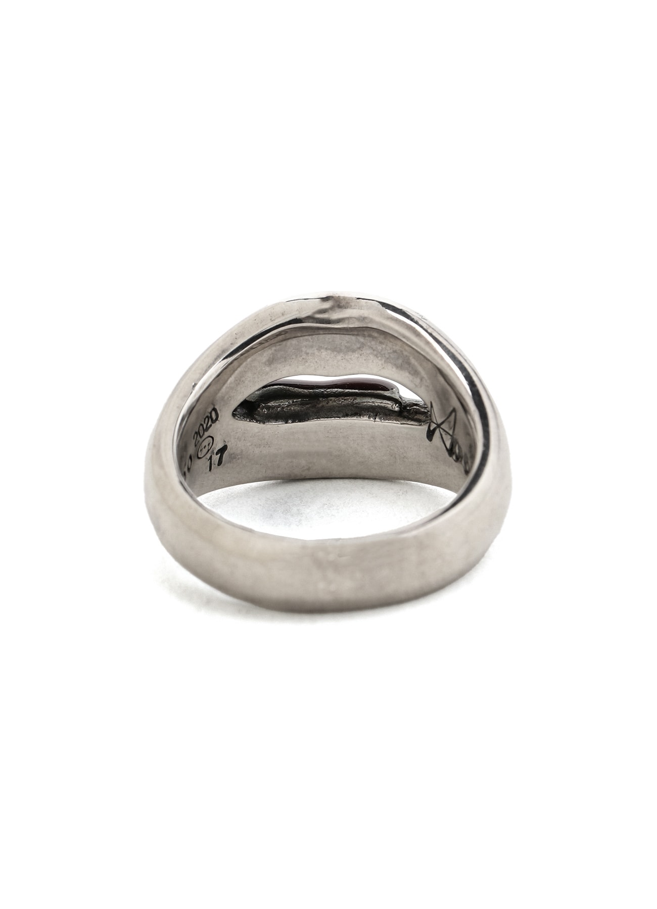 SILVER950 BLOOD RED RING(11号 Silver): GOTHIC YOHJI YAMAMOTO｜THE