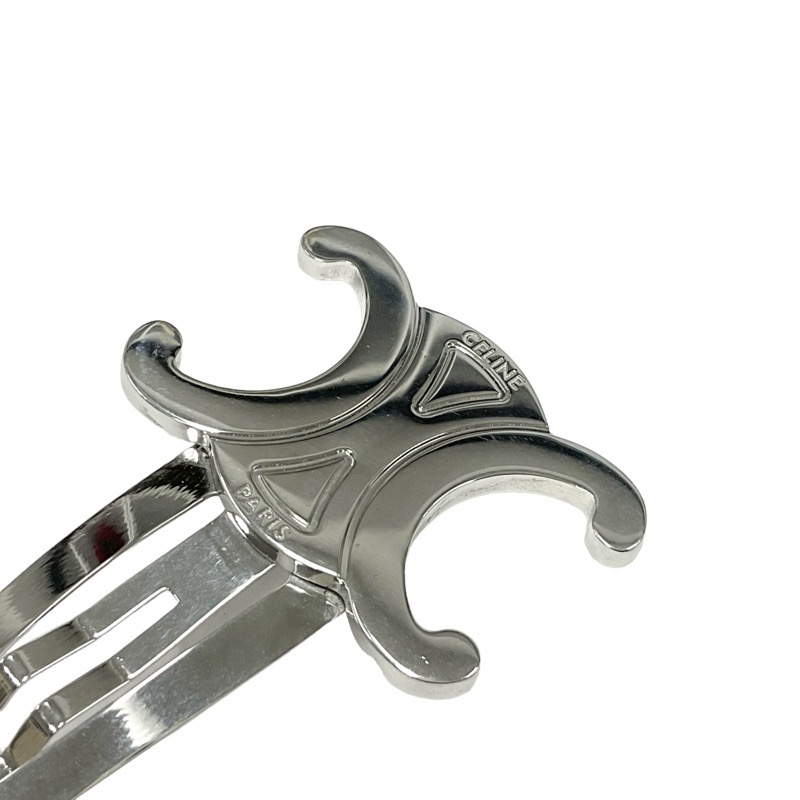 CELINE セリーヌ トリオンフ スナップ クリップ シルバー2個セット