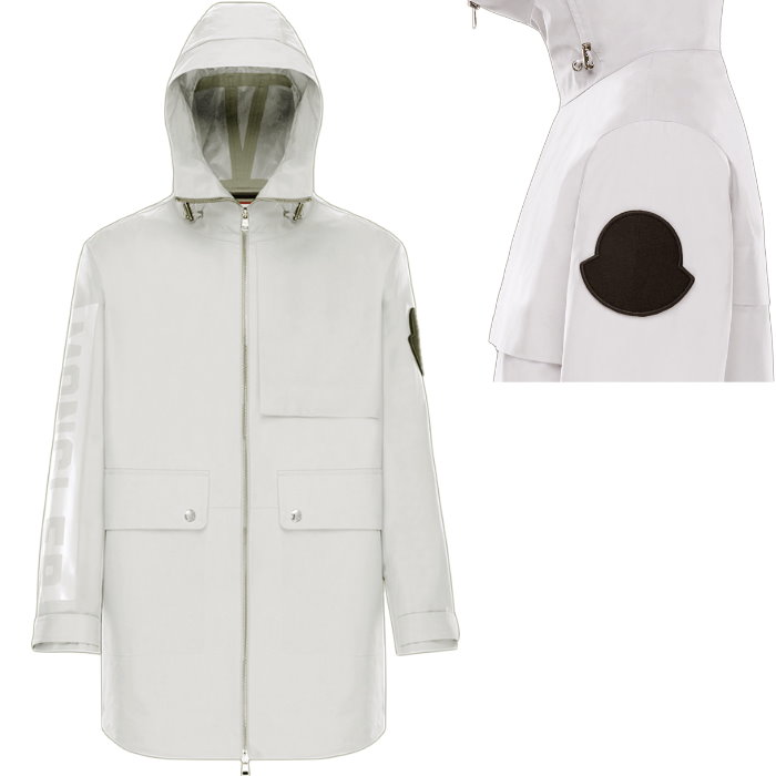 楽天市場】MONCLER モンクレール フード付きナイロンモッズコート