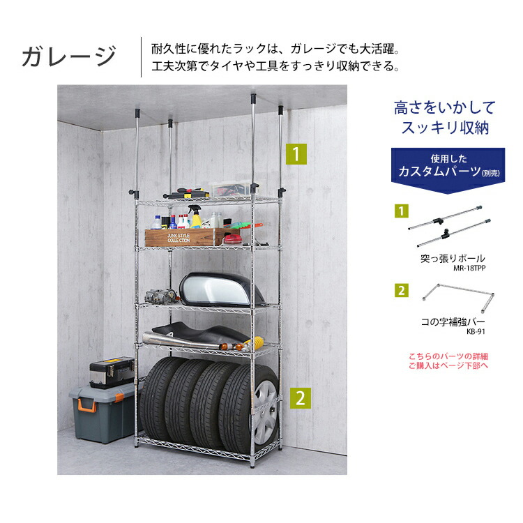 楽天市場】＼レビュー記入でクーポンプレゼント／ スチールラック