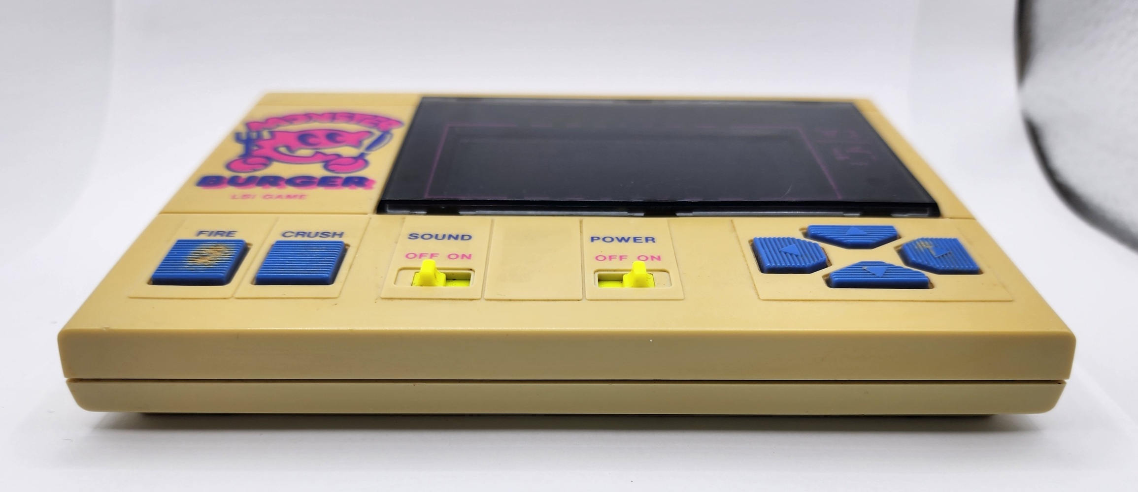 Tomy MONSTER BURGER Multi Colorlaser 6000 Handheld LSI Game 1983