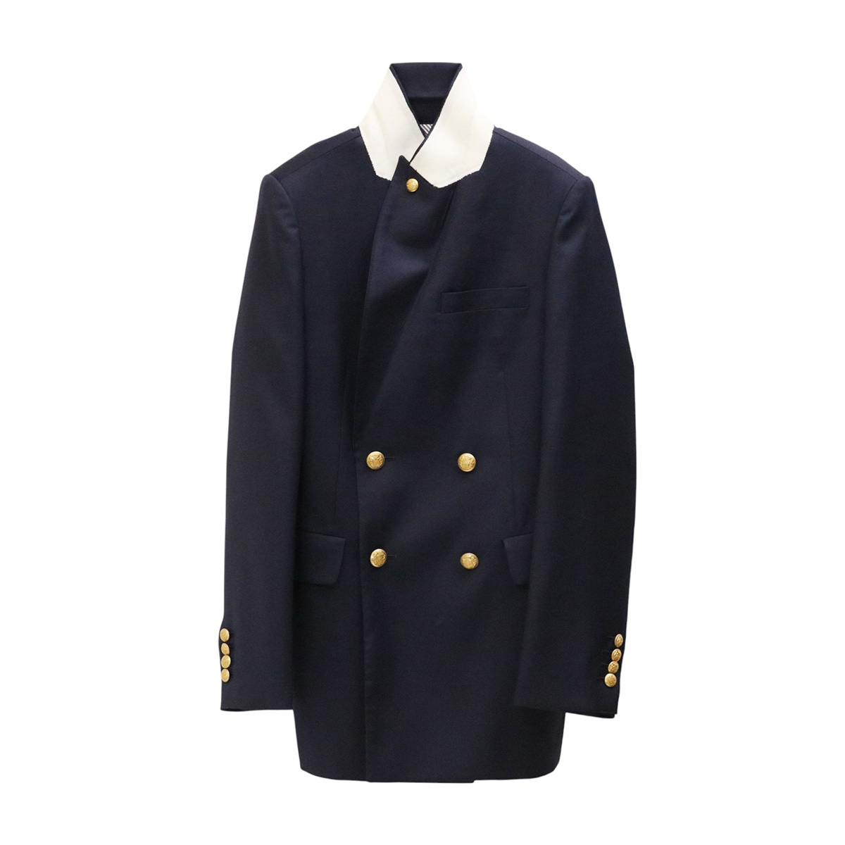 イタリアLoro Piana社製ダブルテーラードジャケット 91 ネイビー