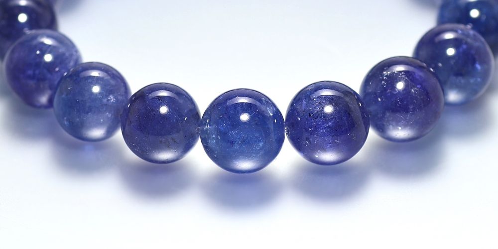 高品質++]タンザナイトブレスレット（約11.5mm玉） - 埼玉県吉川市の