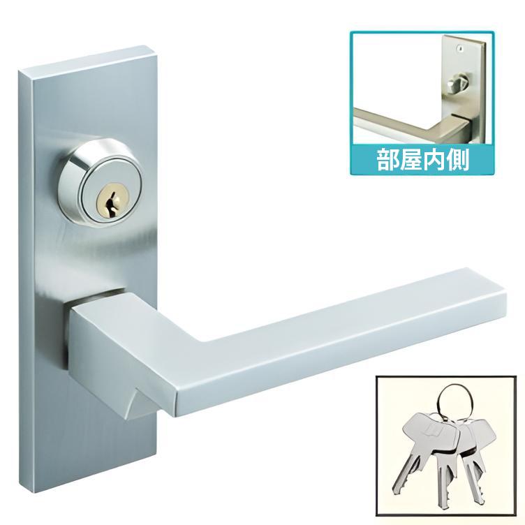 レバーハンドルセット F型（シルバー）,ドア,レバーハンドル