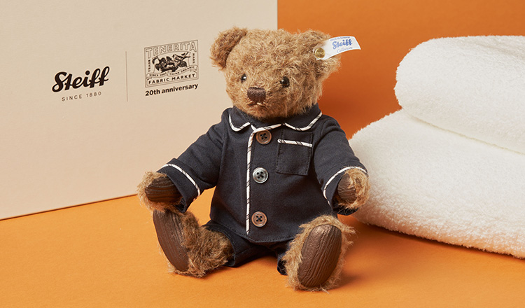 テネリータ×シュタイフ 高吸水タオル＆パジャマテディベアセット