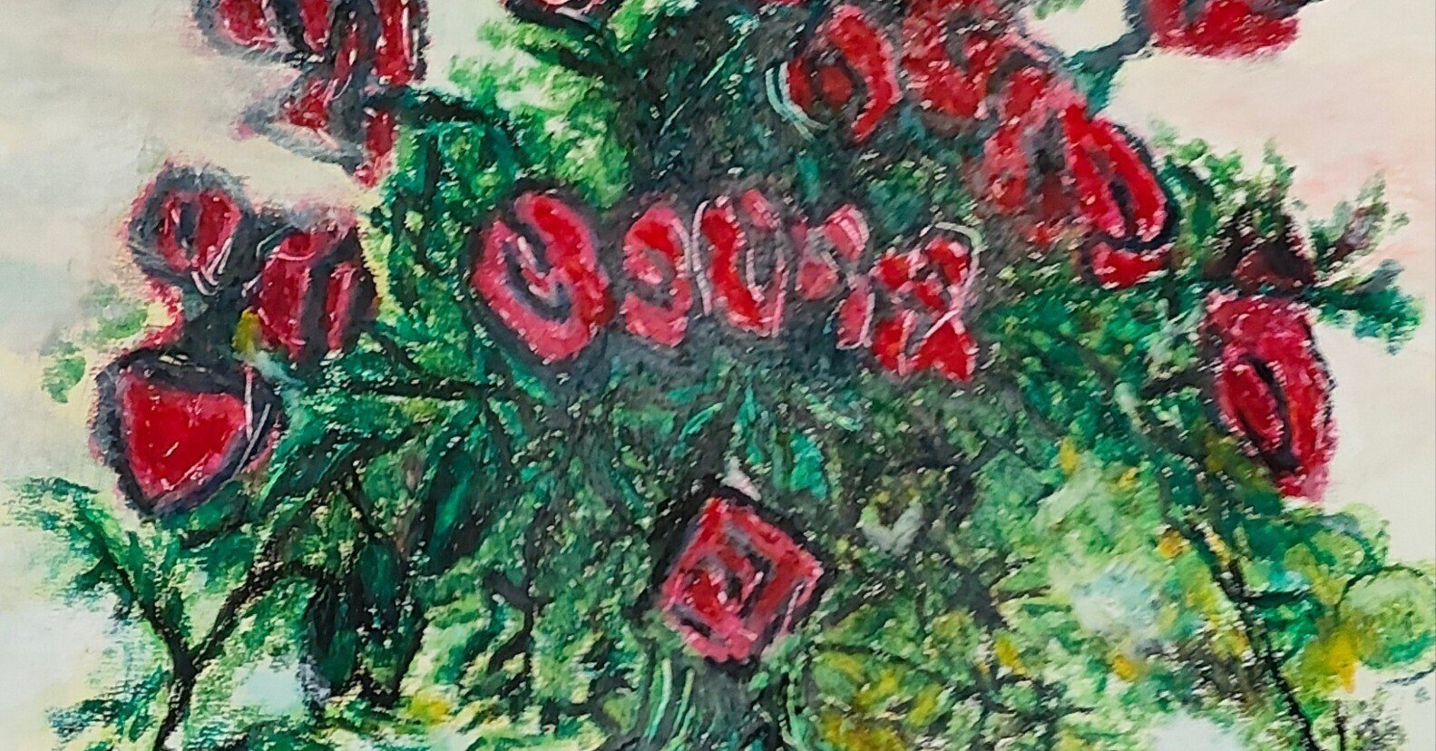 学芸美術 画家の心 第44回「梅原龍三郎 黒薔薇 1940年作」｜黒川