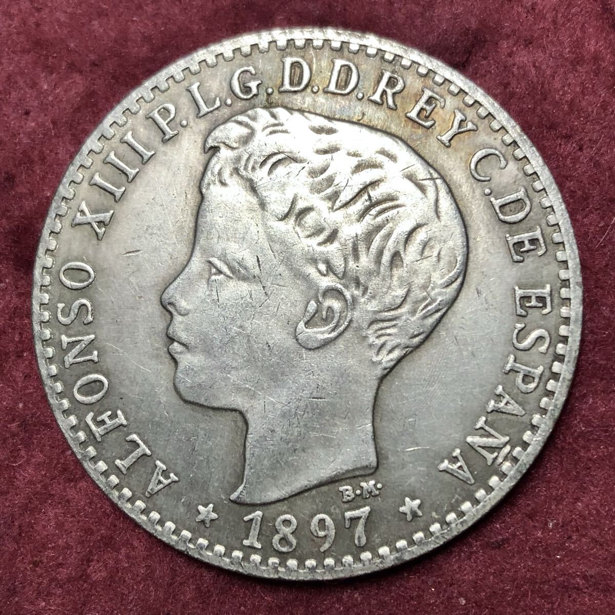 yoshi Boyスペイン領フィリピン1ペソ銀貨（1897年） yoshi Boyスペイン