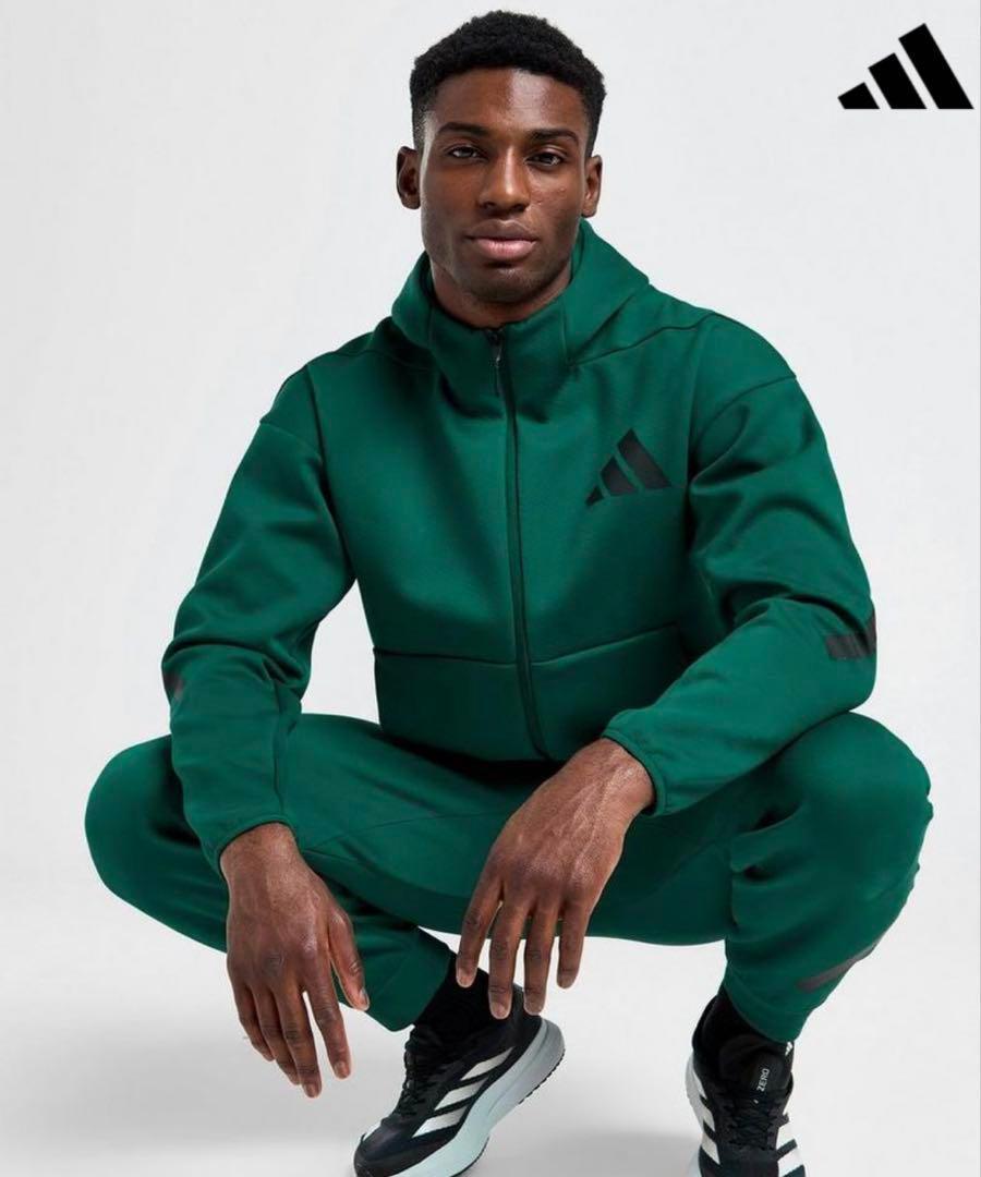 新品 Lサイズ アディダス Z N E 上下セットアップ スウェット 緑