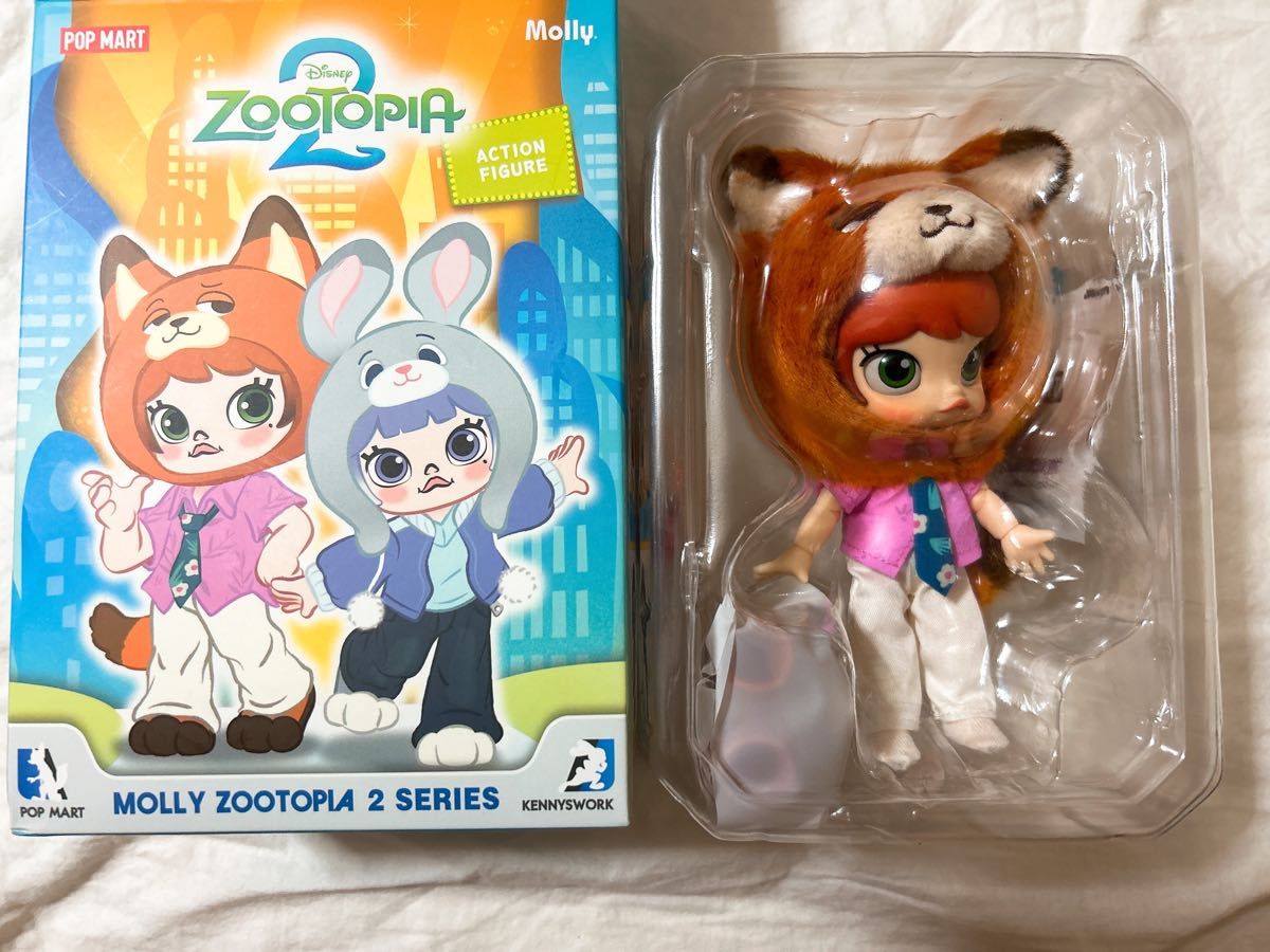 ポップマート ディズニー ニック モリー アクションフィギュア