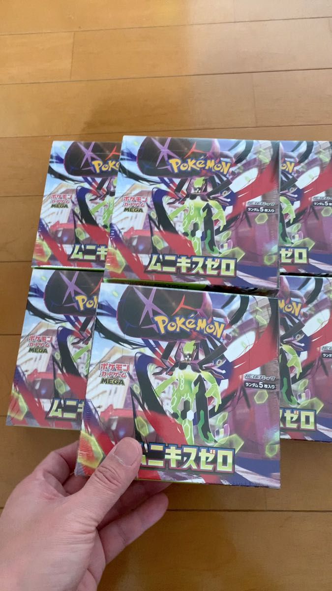 ポケモンカードゲーム ムニキスゼロ6BOX新品 未開封シュリンク付き