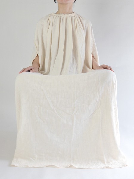 よもぎ蒸しマント【天然素材】日本製 綿100％ コットンダブルガーゼ