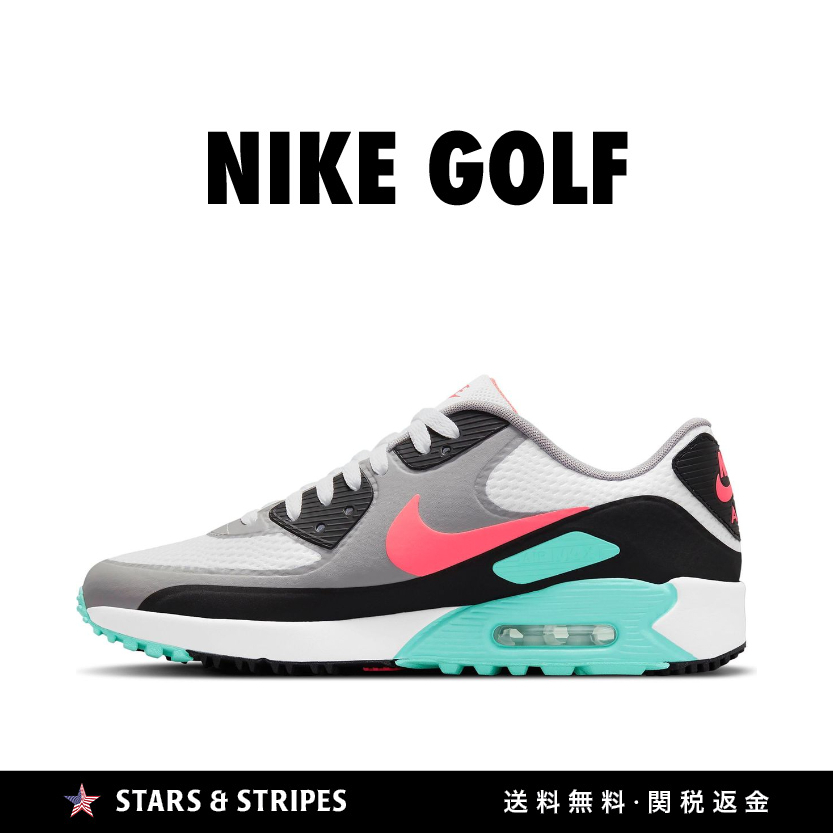 NIKE GOLF AIR MAX 90 G レディースゴルフシューズ HOT PUNCH (Nike