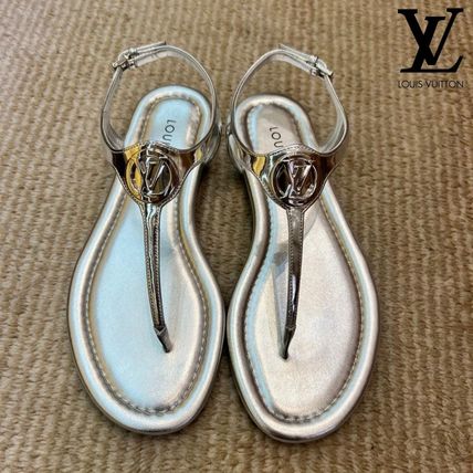 シルバー（銀色）系 24cm Louis Vuitton(ルイヴィトン) サンダル