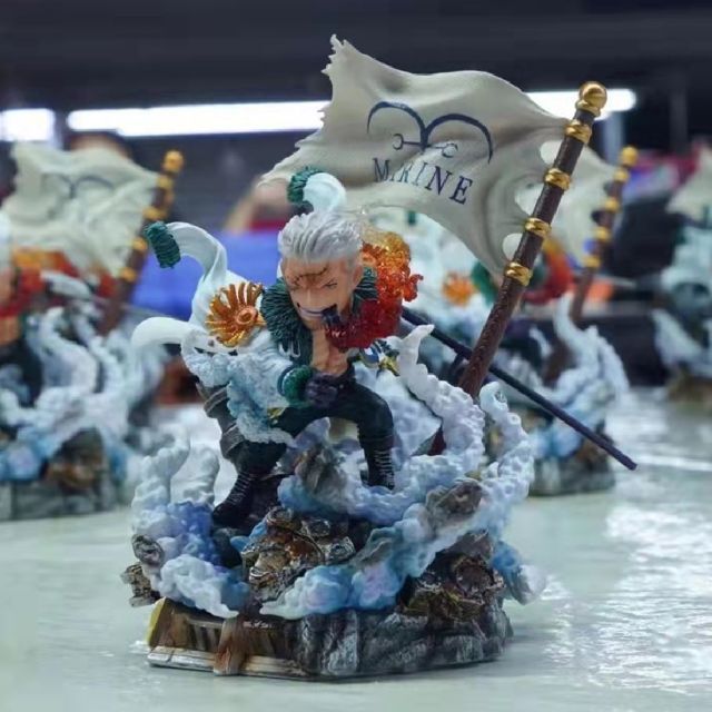 ワンピース 海軍中将 スモーカー ガレージキット ワーコレサイズ