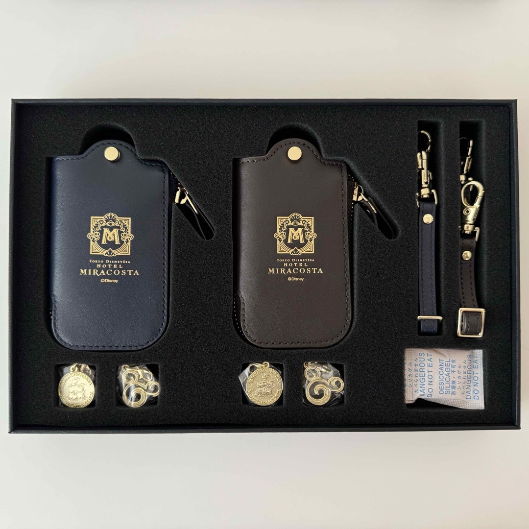 ミラコスタ宿泊者限定【記念品】本革キーケース（ペア）ブラウン