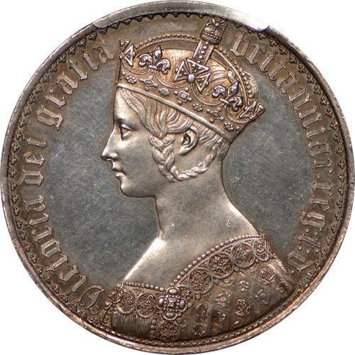 イギリス 1847 ゴシッククラウン ゴチッククラウン ビクトリア