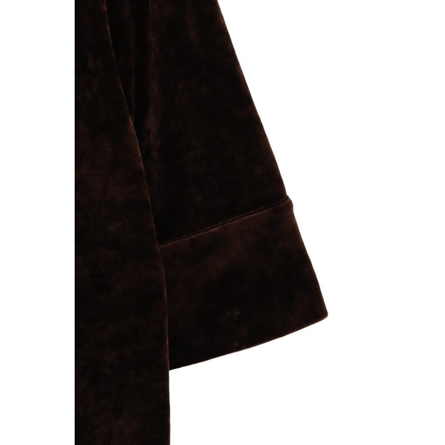 CLANE（クラネ） 正規商品 クラッシュ ベロア ポロトップス CRUSHED