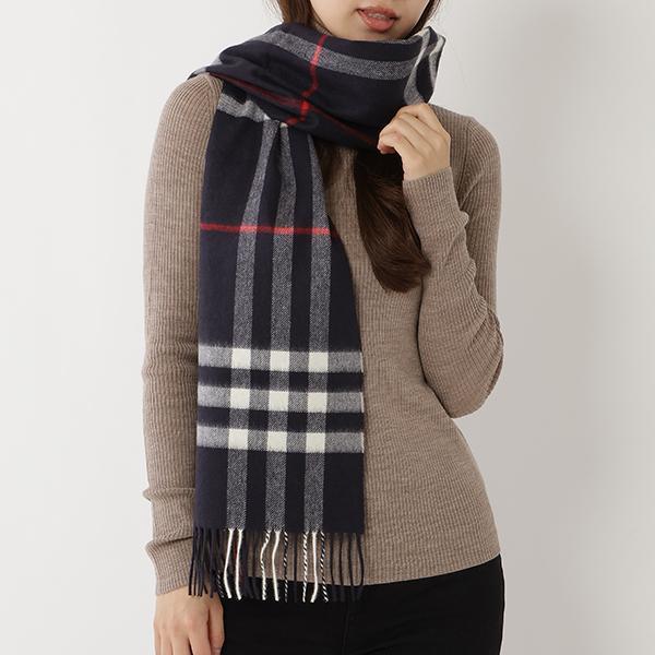 チャイ♪BURBERRY バーバリー スカーフマフラー サイドフリンジ