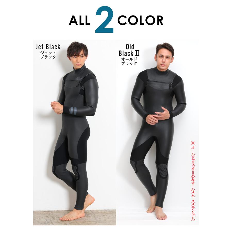 FELLOW セミドライ ウェットスーツ メンズ 5×3mm チェストジップ