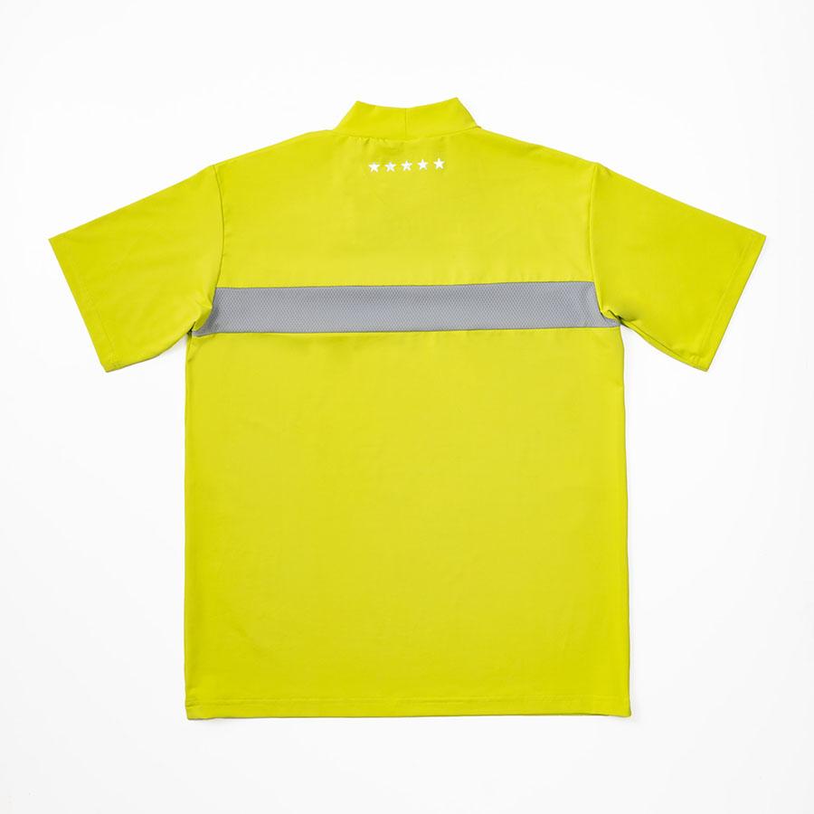 FIVE STAR シャツ ゴルフウェア メンズ 夏 半袖 モックネック