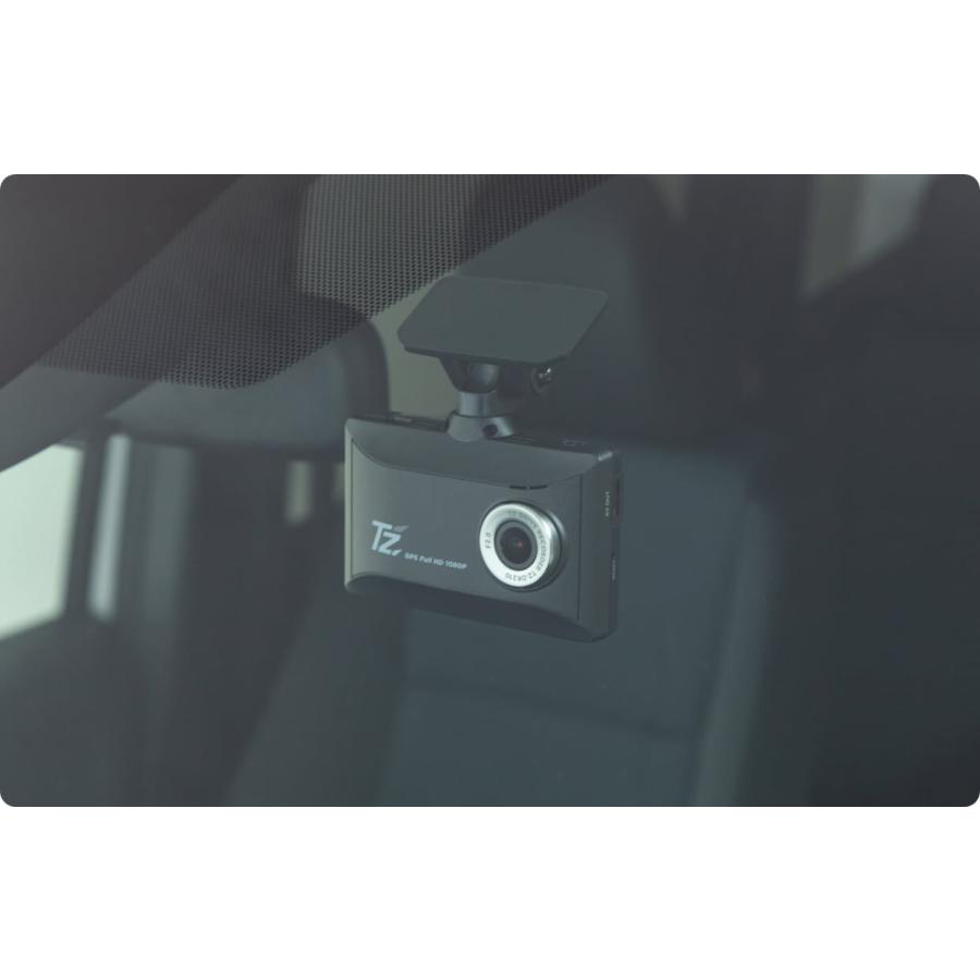 TZ ドライブレコーダー TZ-DR210 前後2カメラ スタンダードモデル 国内