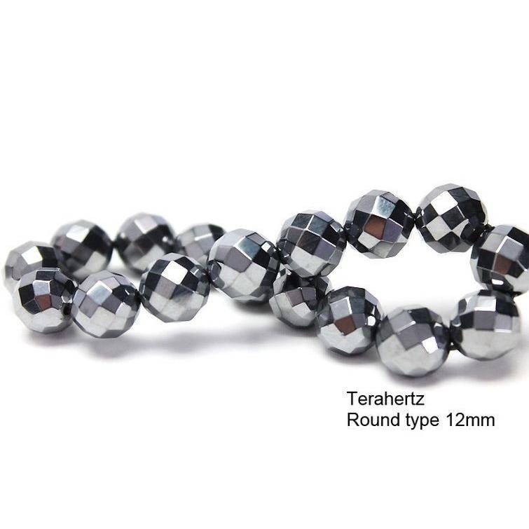 テラヘルツ鉱石 本物ブレスレット 64面カット12mm 《rv