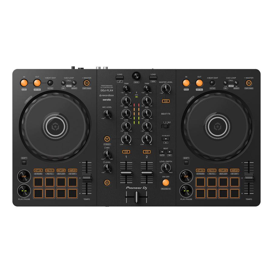 Pioneer DJ 〔DDJ-400後継機種〕 パイオニア DDJ-FLX4 初心者セット