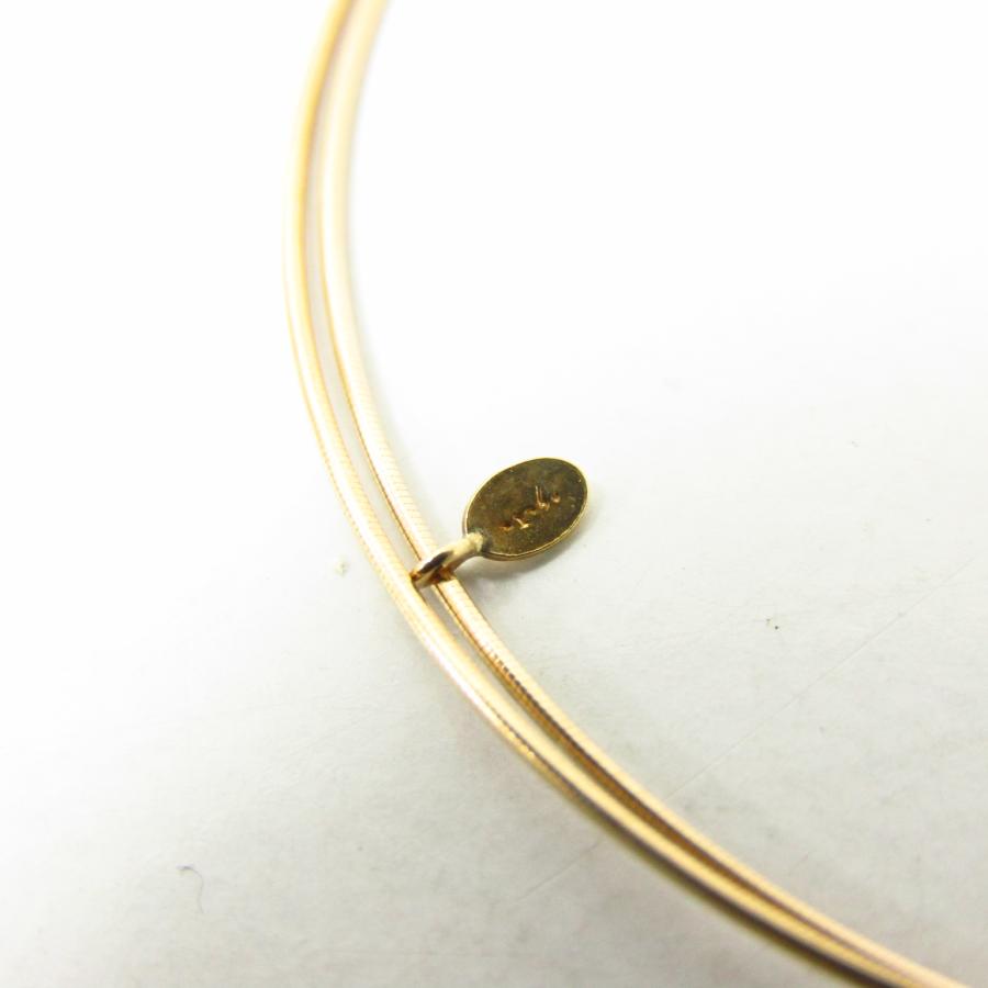 agete（アガット） バングル ブレスレット K10 金 ゴールド 約2.0g