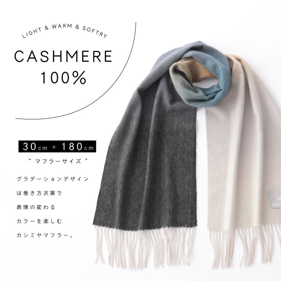 リバーシブル グレーデザイン マフラー 180*30cm 男女兼用