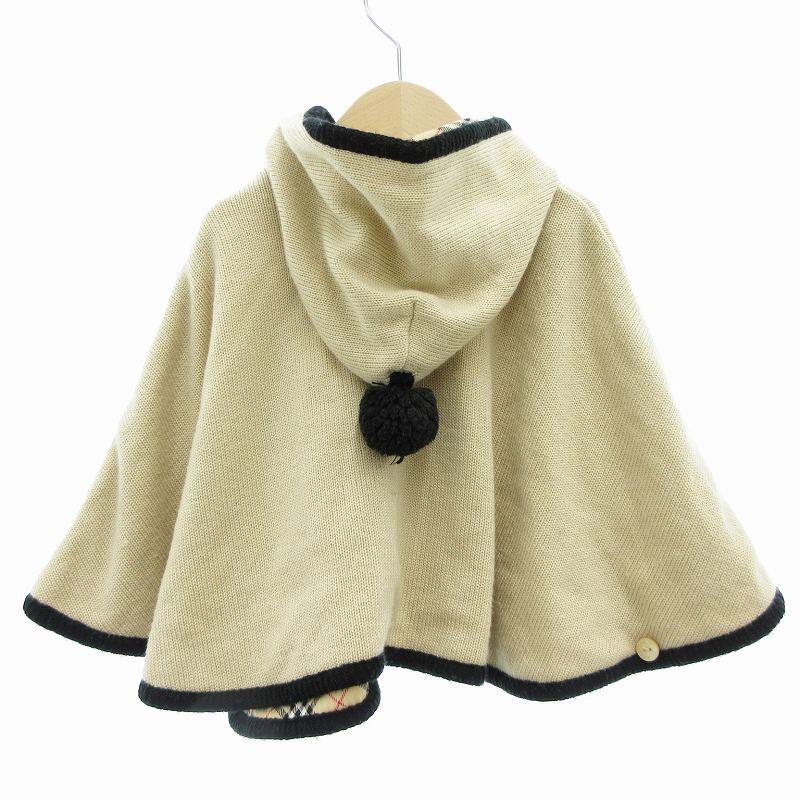 バーバリー ロンドン BURBERRY LONDON ポンチョ ケープ ニット ノバ