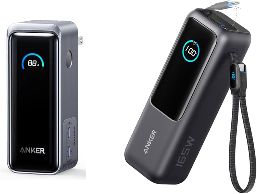 Amazon.com: Anker Prime 65W Power Bank with Built-in USB-C Cable