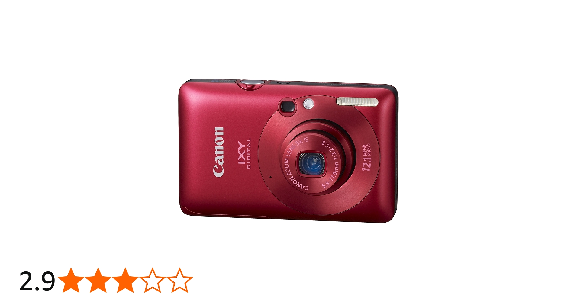 Amazon | Canon デジタルカメラ IXY DIGITAL (イクシ) 210 IS レッド