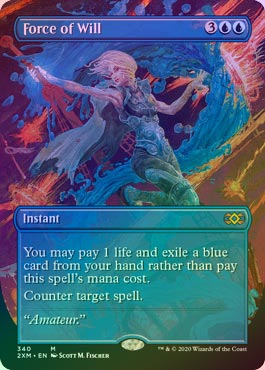 意志の力 Force of will 英語 拡張 foil 4枚セット 意志の力 Force of