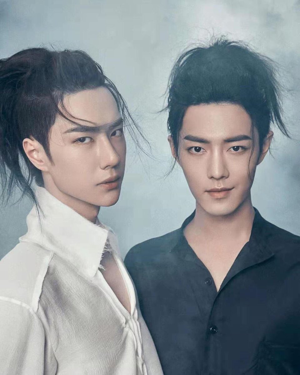 bjyx in 蓮花塢❤️💙 These ponytails!!! Thanks BazaarSama