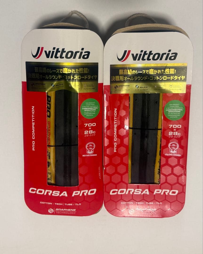 【新品未使用】Vittoria Corsa Pro TLR 28c 2本セット Road Bike Tire Test: Vittoria Corsa Pro TLR 28