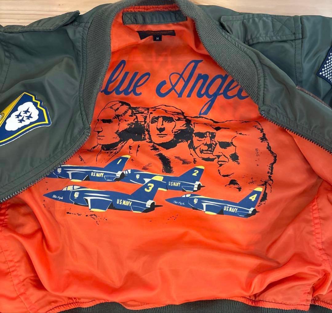 AVIREX ブルーエンジェルス MA-1 フライトジャケット - メルカリ