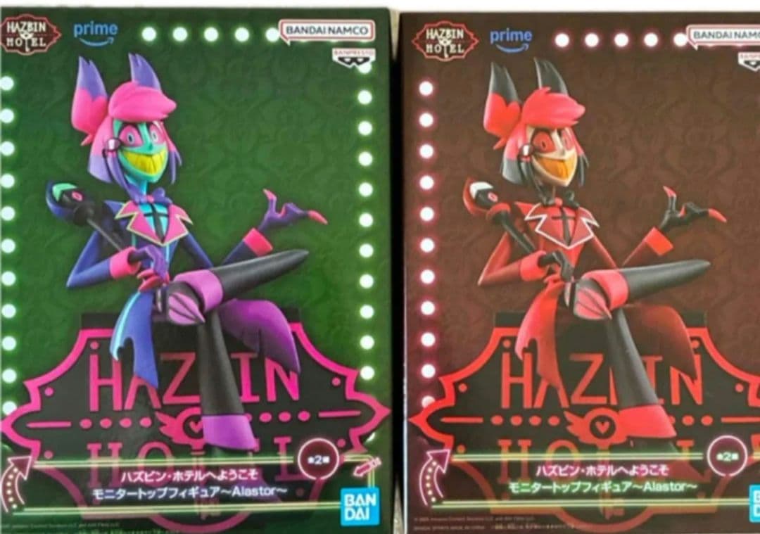 ハズビンホテルへようこそ　モニタートップフィギュア ハズビン・ホテルへようこそ』より、アラスターとヴァギーのモニター
