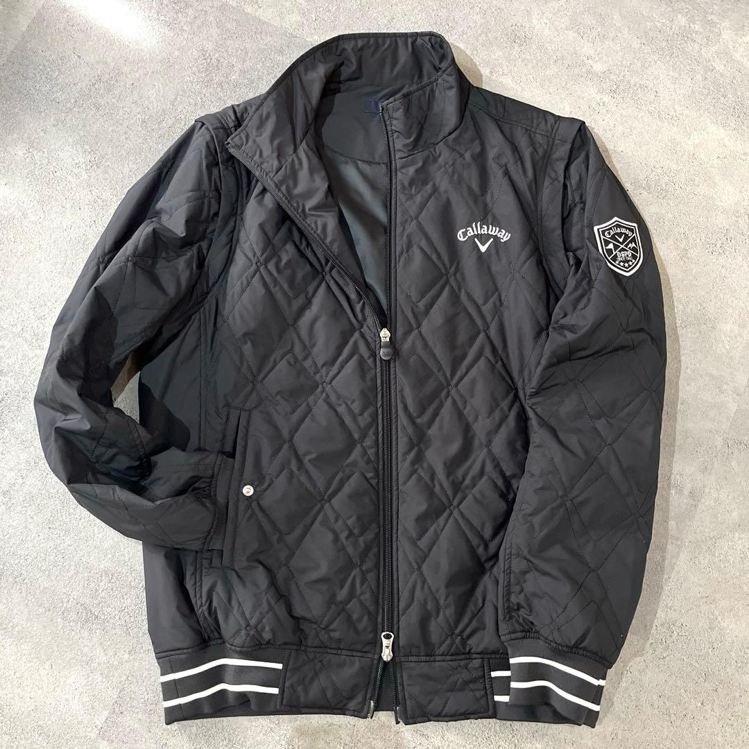 美品✨Callaway キルティング ジャケット 2way ブルゾン ゴルフ L