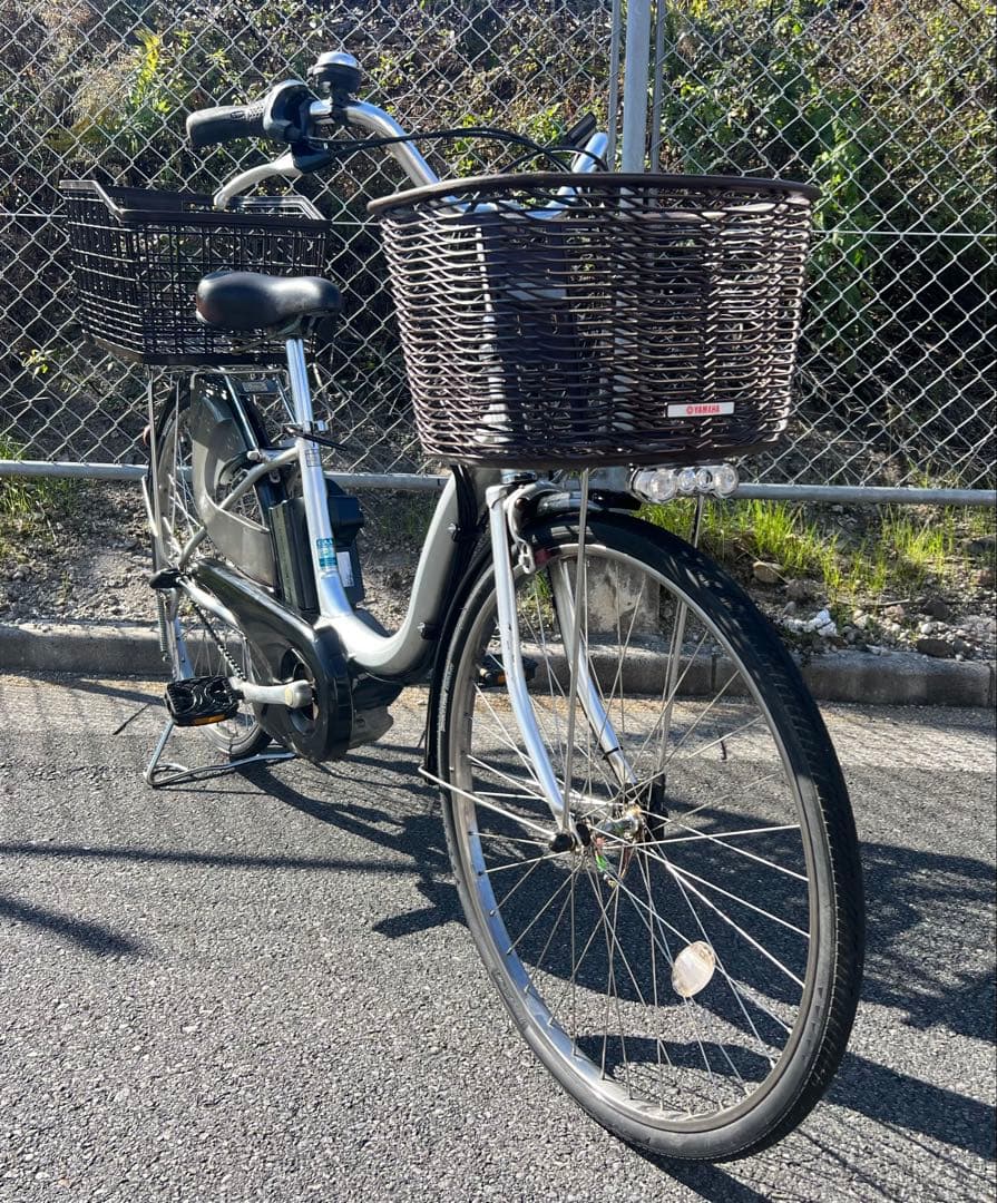 ヤマハPASナチュラ電動アシスト自転車26インチ程度良好関東圏配送可能 中古ヤマハPASナチュラ電動自転車が格安！通勤・通学に人気のPAS