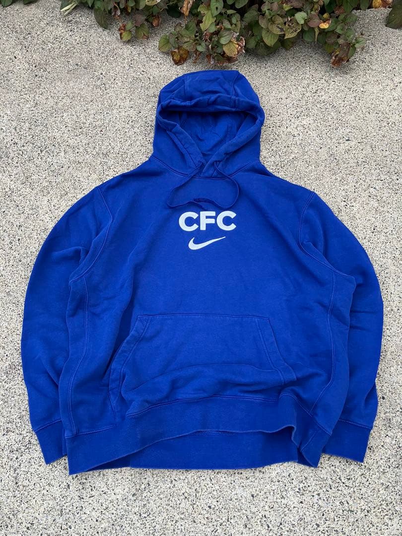 【希少】Nike×チェルシーFCスウェットパーカー/ジャージ XL 古着 NIKE(ナイキ) / チェルシーFC/ジャージ/S/--/BLU/905477-417 | 古着の