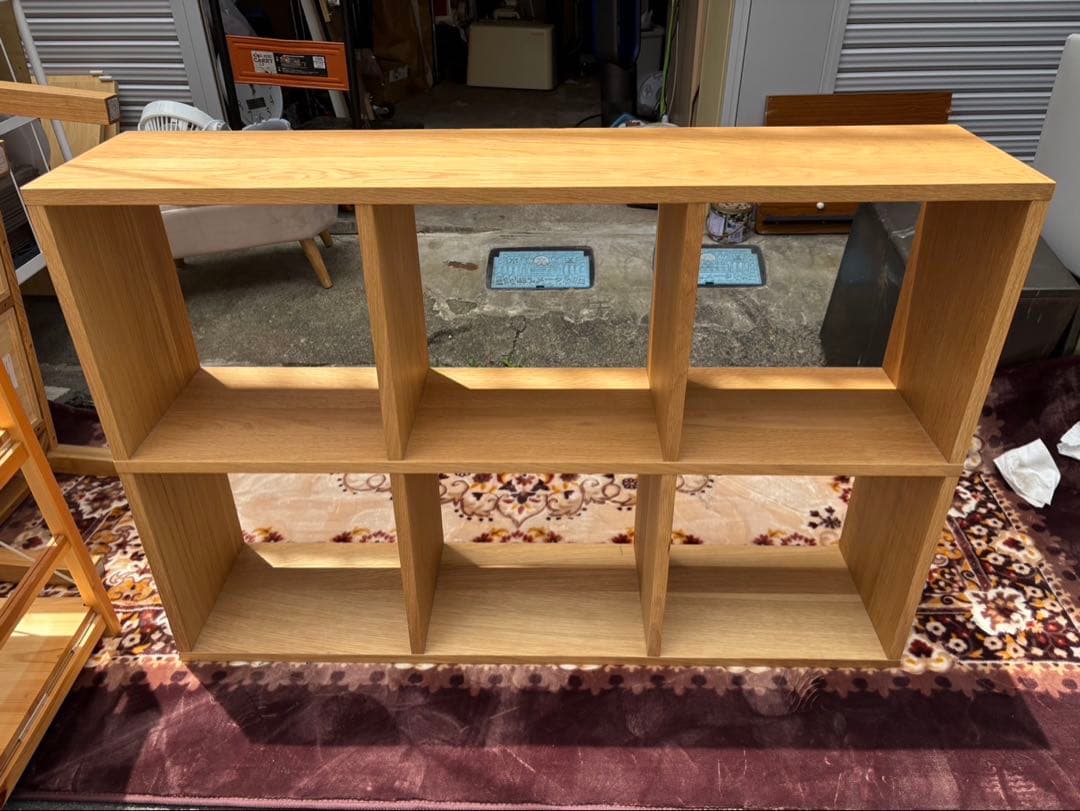 無印良品 スタッキングシェルフセット 3段×2列　オーク材 スタッキングシェルフセット・3段×2列・オーク材 | 無印良品