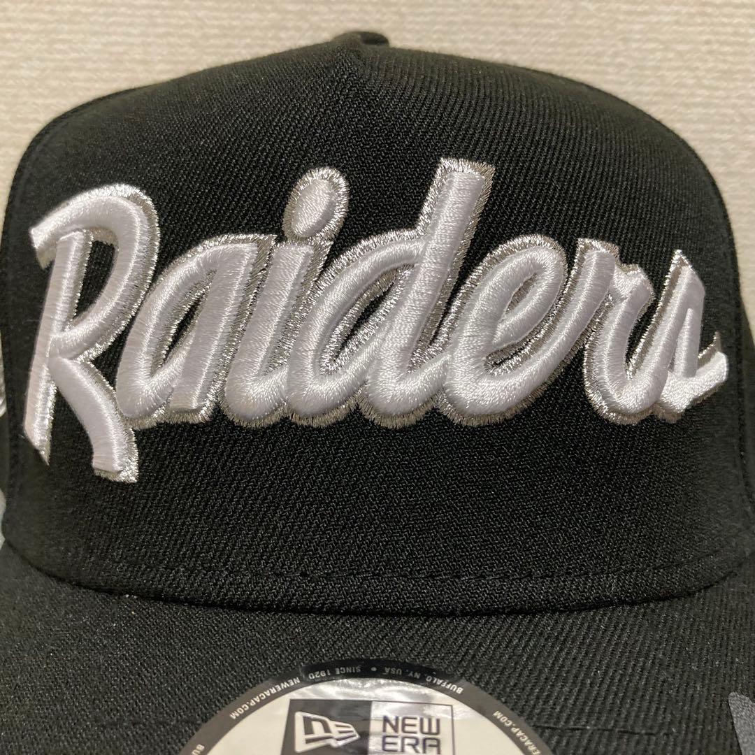 【海外限定】ニューエラ 9FORTY Aフレーム ラスベガスレイダース ブラック