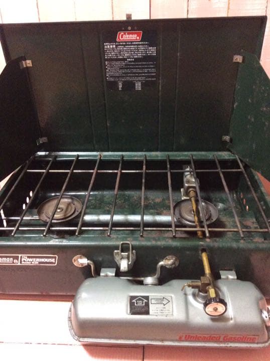 コールマン ツーバーナー 413H ヴィンテージ コールマンパワーハウスツーバーナー413Hの修理の話 - 定年後趣味