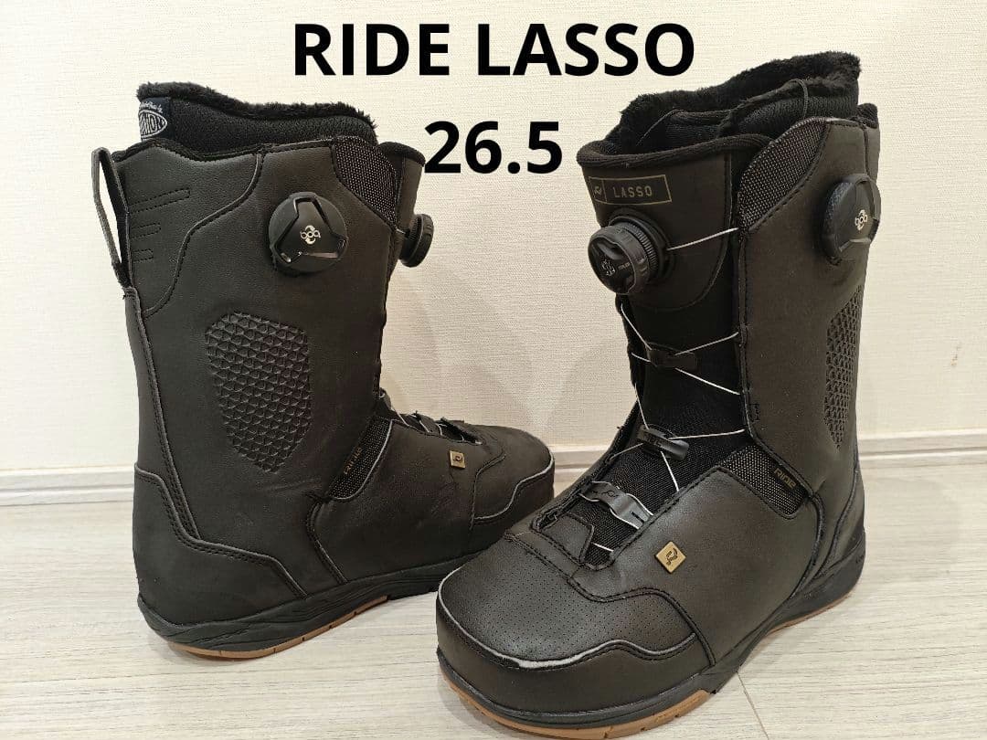 RIDE LASSO26.5ライド ラッソ スノーボードブーツ　ダブルボアboa 25/26 RIDE 『 LASSO PRO WIDE 』 ライド ラッソプロ ワイドフィット