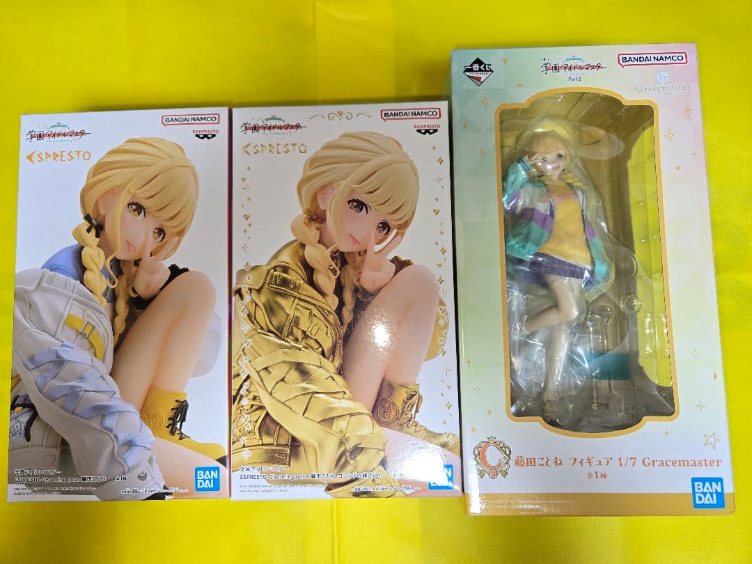 学園アイドルマスター　藤田ことね　一番くじ C賞　ESPRESTO　3点セット Amazon | 【公式】学園アイドル*マスター ESPRESTO charming pose 藤田