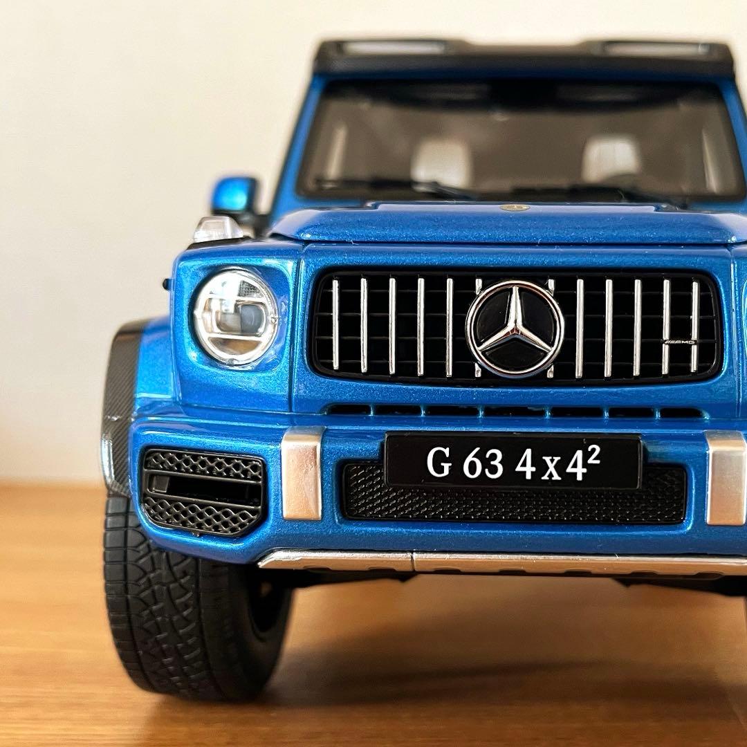 【ミニカー 美品】1/18 メルセデスベンツ AMG G63 4x4 Gクラス NZG 1/18 Mercedes Benz G63 W163 4x4 AMG 2023 NIGHT BLACK