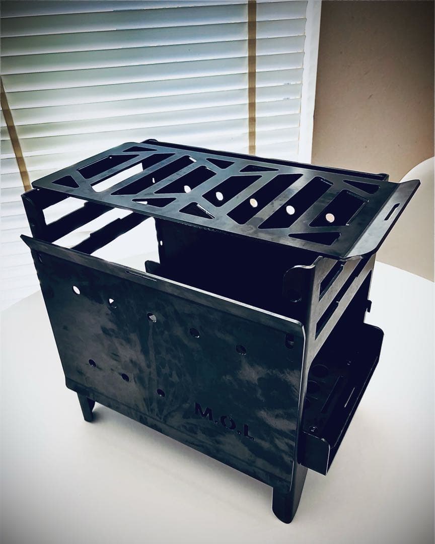 M.O.L 焚き火台 M＋グリル台＋ロストル＋串台付きセット 楽天市場】M.O.L 焚き火台 M＋グリル台＋ロストル＋串台付きセット MOL