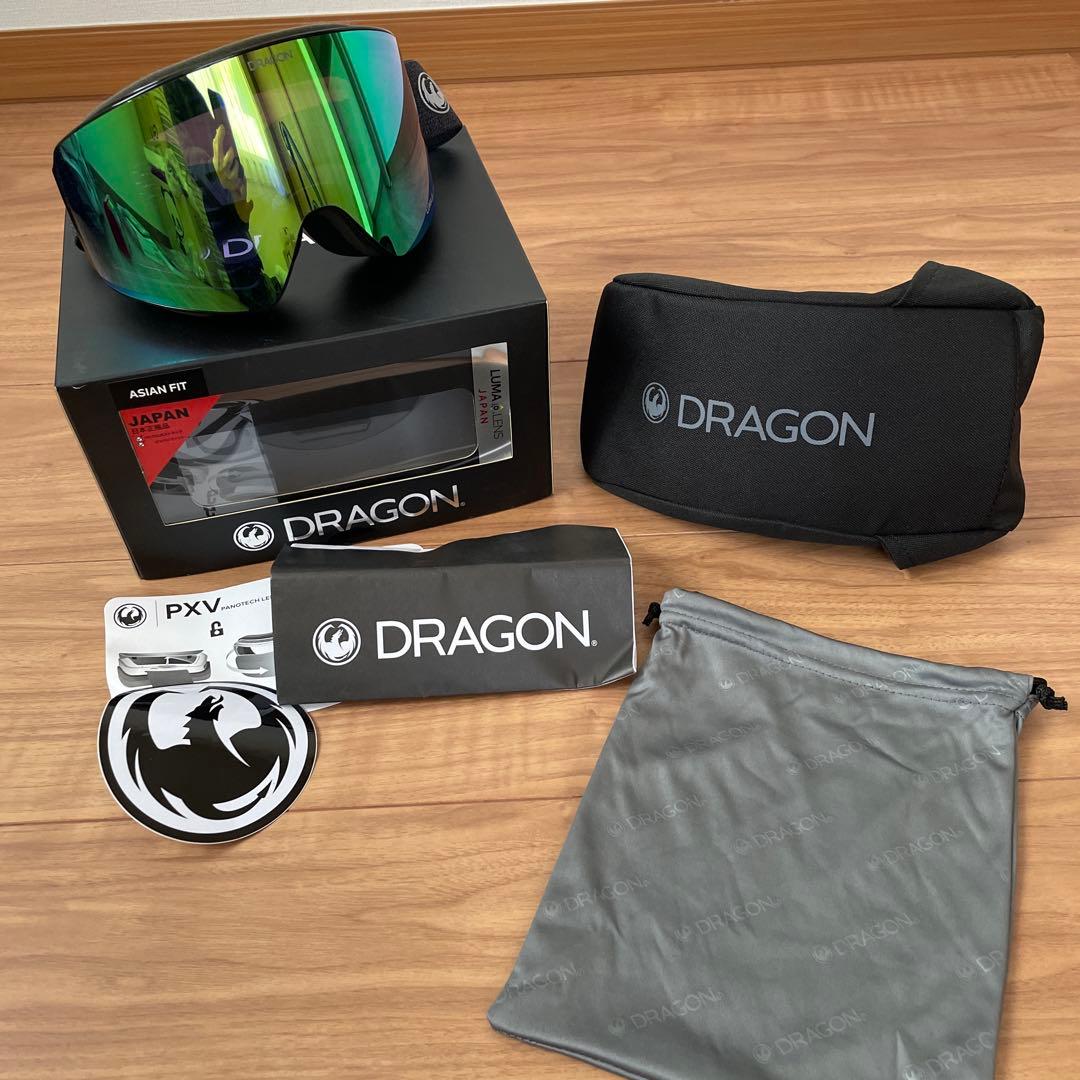 DRAGON PXV ゴーグル グリーン／ブラック Dragon DRAGON PXV ゴーグル グリーン／ブラック PXV ゴーグル