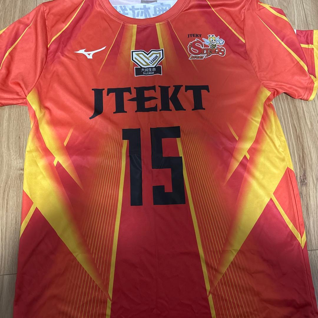 Mizuno バレーボールシャツ MIYAURA 15 MIZUNO ミズノ TLTシャツBIGロゴ （ピンク) 32MAA155 66 バレーボール