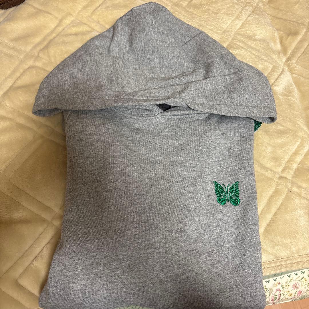 Needles グレー トレーナー XL 蝶刺繍 Needles グレー トレーナー XL 蝶刺繍 Needles - Needles ニードルス